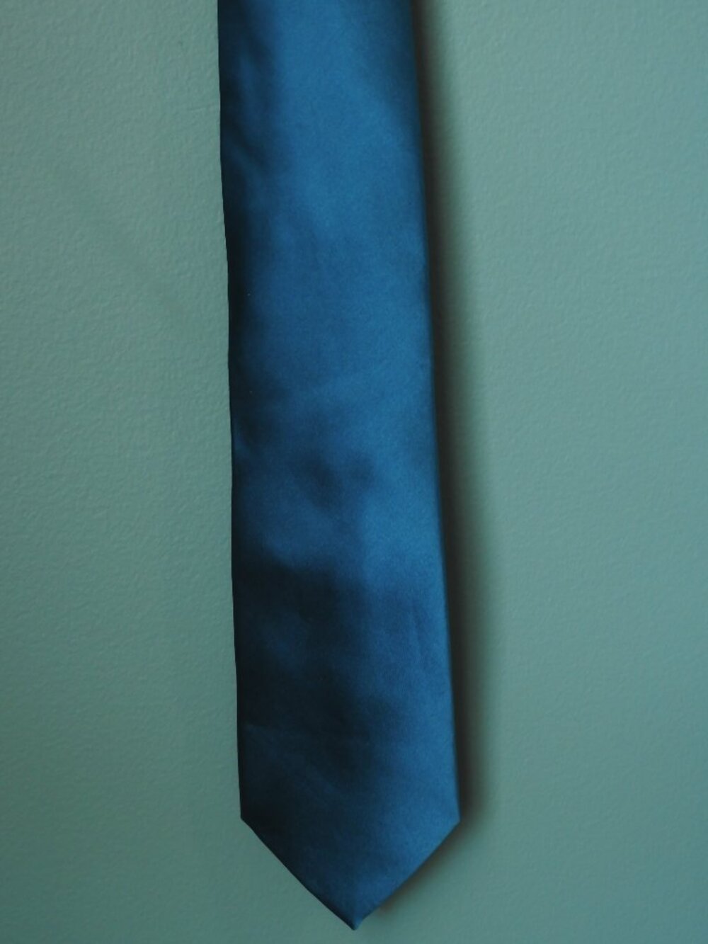3/$15 Croft & Barrow Solid Teal Men's Business Tie